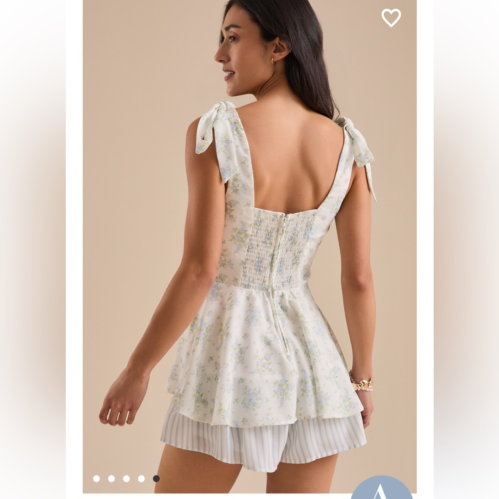 New with tags Altar’d State Hannah Double Layer Romper - Picture 5 of 5